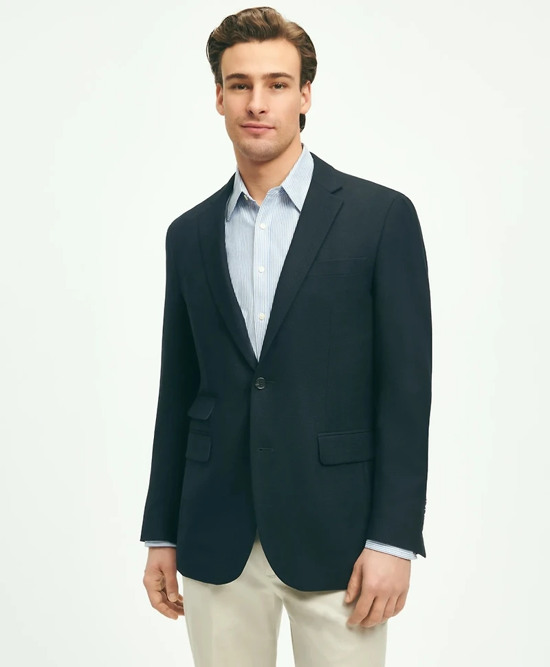 Japanese Knit Striped Dress Shirt