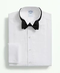 Stretch Supima<sup>®</sup> Cotton Broadcloth Wing Collar, Tuxedo Shirt