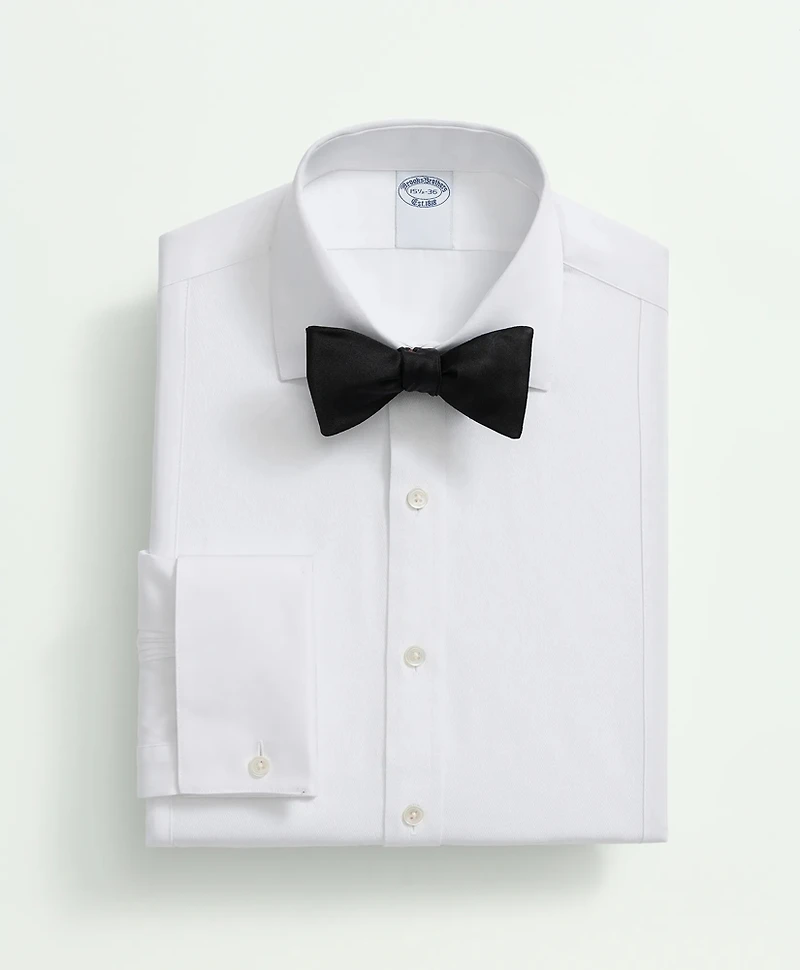 Supima<sup>®</sup> Cotton Poplin English Collar, Pique Bib Tuxedo Shirt