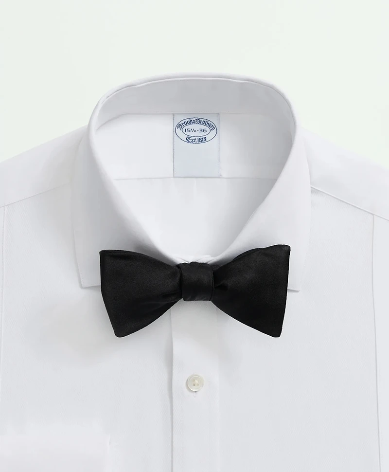 Supima<sup>®</sup> Cotton Poplin English Collar, Pique Bib Tuxedo Shirt