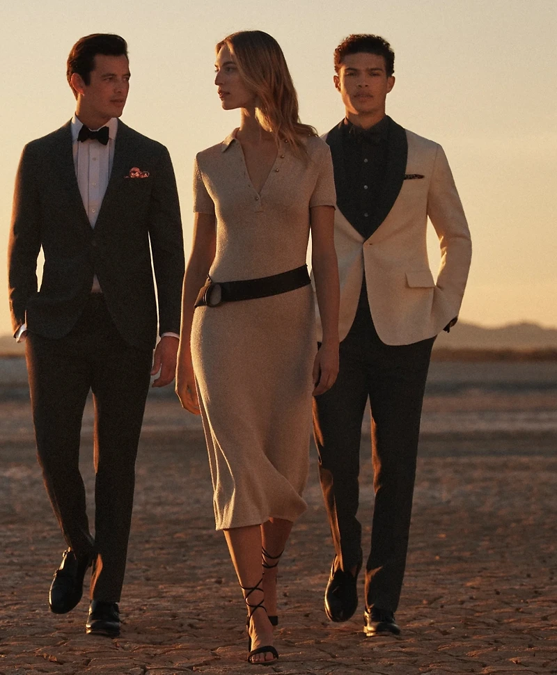 Brooks Brothers X Thomas Mason<sup>®</sup> Cotton English Collar, Swiss Pleat Front Tuxedo Shirt
