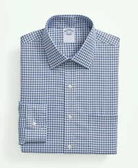 Brooks Brothers Explorer Collection Non-Iron Twill Ainsley Collar, Gingham Dress Shirt