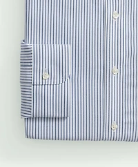Brooks Brothers Explorer Collection Non-Iron Twill Ainsley Collar, Stripe Dress Shirt