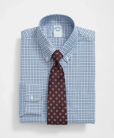 Stretch Supima<sup>®</sup> Cotton Non-Iron Twill Polo Button Down Collar