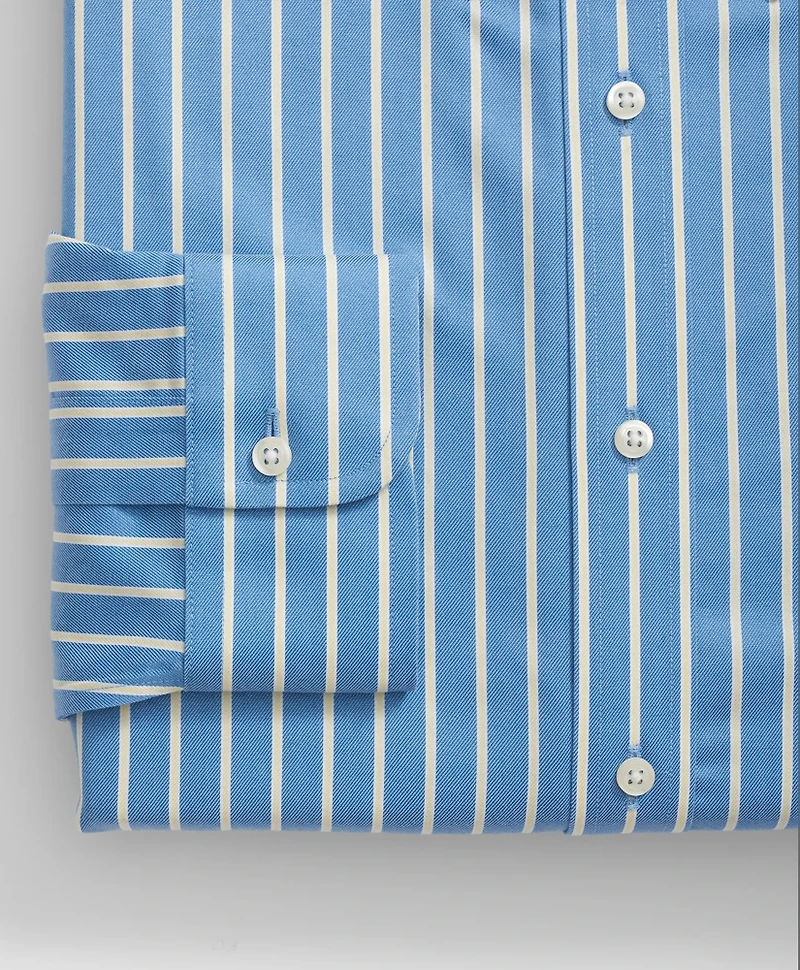 Stretch Supima<sup>®</sup> Cotton Non-Iron Twill Polo Button Down Collar