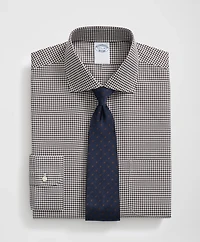 Stretch Supima<sup>®</sup> Cotton Non-Iron English Spread Collar, Gingham Dress Shirt