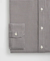 Stretch Supima<sup>®</sup> Cotton Non-Iron English Spread Collar, Gingham Dress Shirt