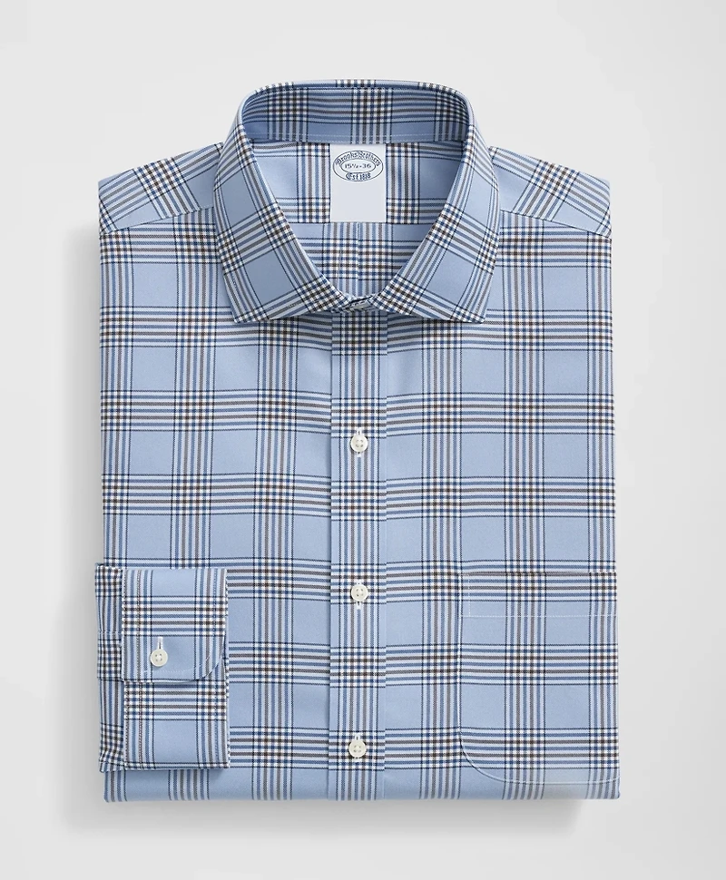 Stretch Supima<sup>®</sup> Cotton Non-Iron English Spread Collar