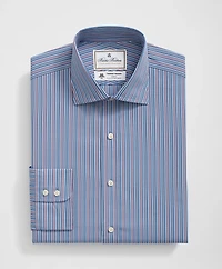 Brooks Brothers X Thomas Mason<sup>®</sup> Cotton English Collar, Multi-Striped Dress Shirt
