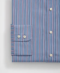 Brooks Brothers X Thomas Mason<sup>®</sup> Cotton English Collar, Multi-Striped Dress Shirt
