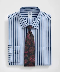 Supima<sup>®</sup> Cotton Poplin Ainsley Collar, Striped Dress Shirt