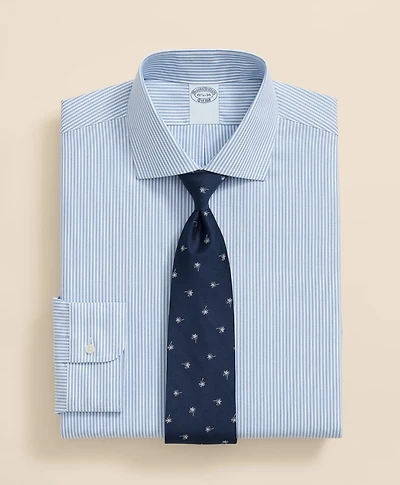 Stretch Supima<sup>®</sup> Cotton Non-Iron Royal Oxford English Spread Collar