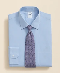 Pure Supima<sup>®</sup> Cotton Regular-Finish Ainsley Collar, Mini Stripe Dress Shirt