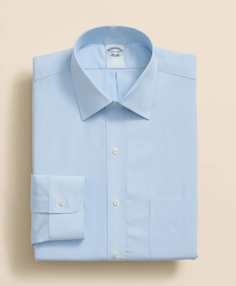 Pure Supima<sup>®</sup> Cotton Regular-Finish Ainsley Collar, Dress Shirt