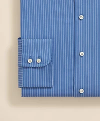 Brooks Brothers x Thomas Mason<sup>®</sup> Cotton Poplin Ainsley Collar, Striped Dress Shirt