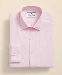 Egyptian Cotton Twill Ainsley Collar, Hairline Stripe Dress Shirt