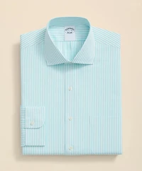 Pure Supima<sup>®</sup> Cotton Regular-Finish, English Spread Collar Striped Dress Shirt
