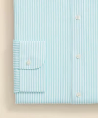 Pure Supima<sup>®</sup> Cotton Regular-Finish, English Spread Collar Striped Dress Shirt
