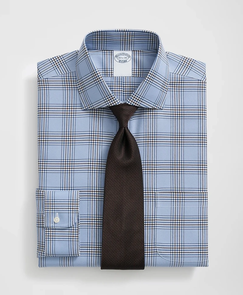 Stretch Supima<sup>®</sup> Cotton Non-Iron English Spread Collar