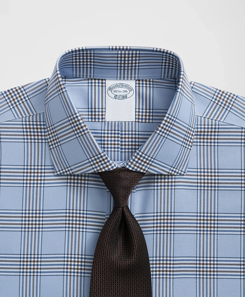 Stretch Supima<sup>®</sup> Cotton Non-Iron English Spread Collar