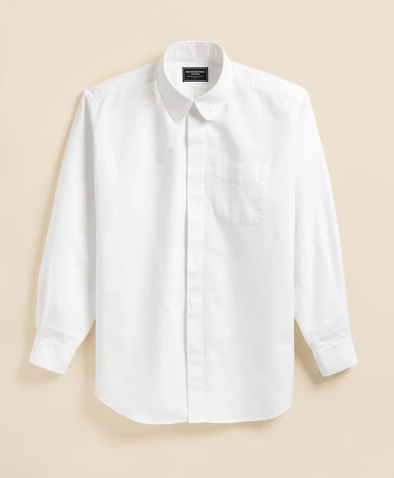 Brooks Brothers X Engineered Garments Cotton Oxford Round Pinhole Collar Oversized Dress Shirt