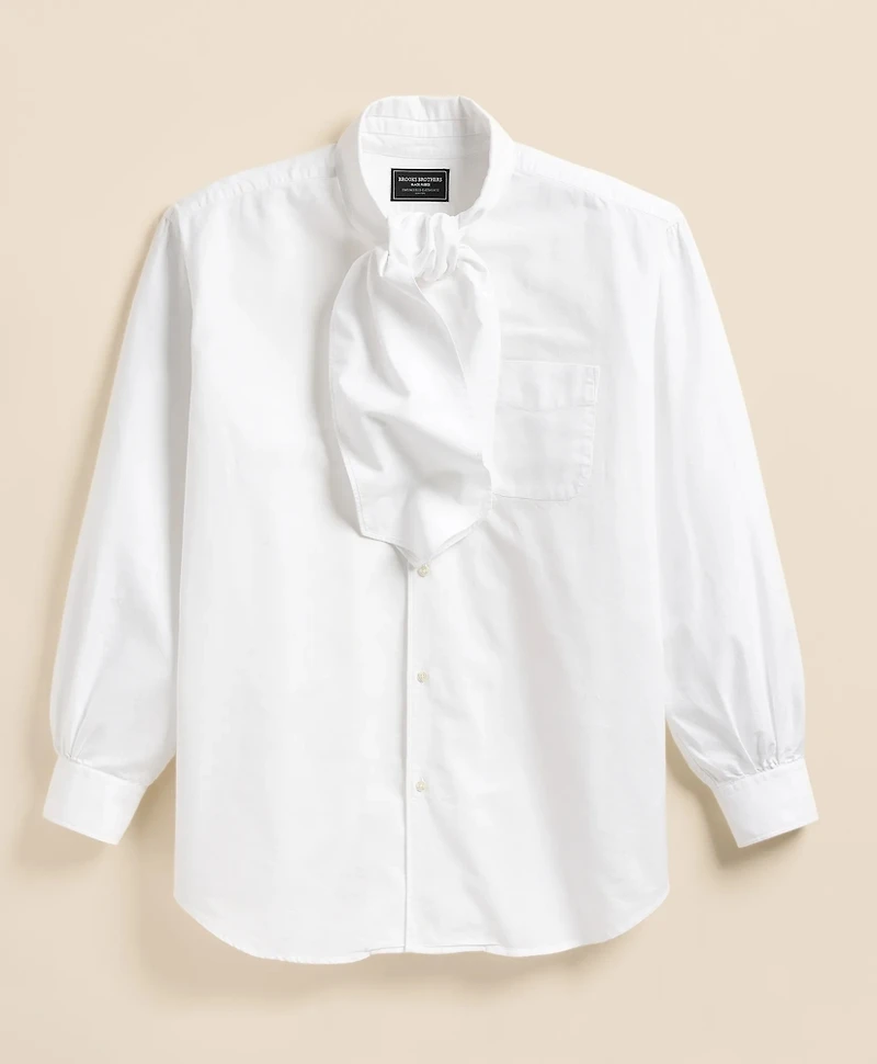 Brooks Brothers X Engineered Garments Cotton Oxford Ascot Collar Oversized Dress Shirt