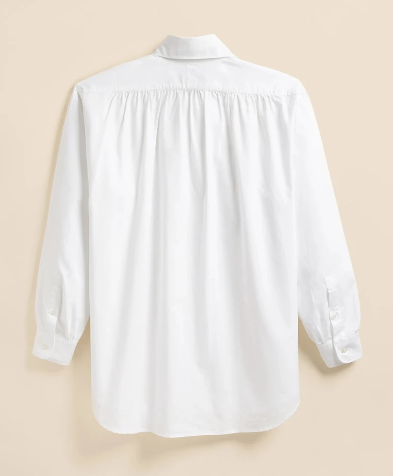 Brooks Brothers X Engineered Garments Cotton Oxford Ascot Collar Oversized Dress Shirt