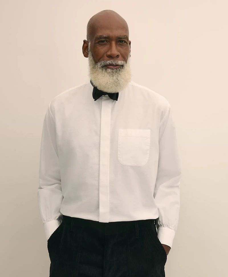 Brooks Brothers X Engineered Garments Cotton Oxford Wing Collar Oversized Dress Shirt