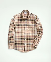 Regent Regular-Fit Non-Iron Stretch Twill Tartan Shirt