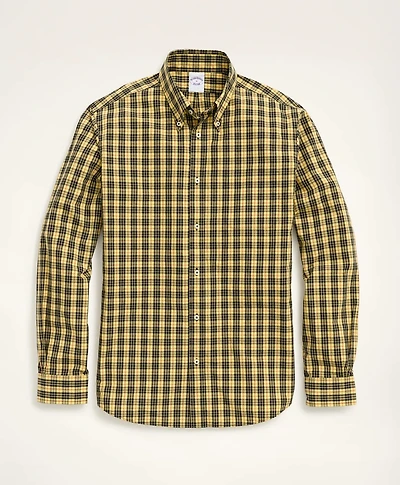 Friday Shirt, Poplin Yellow Tartan