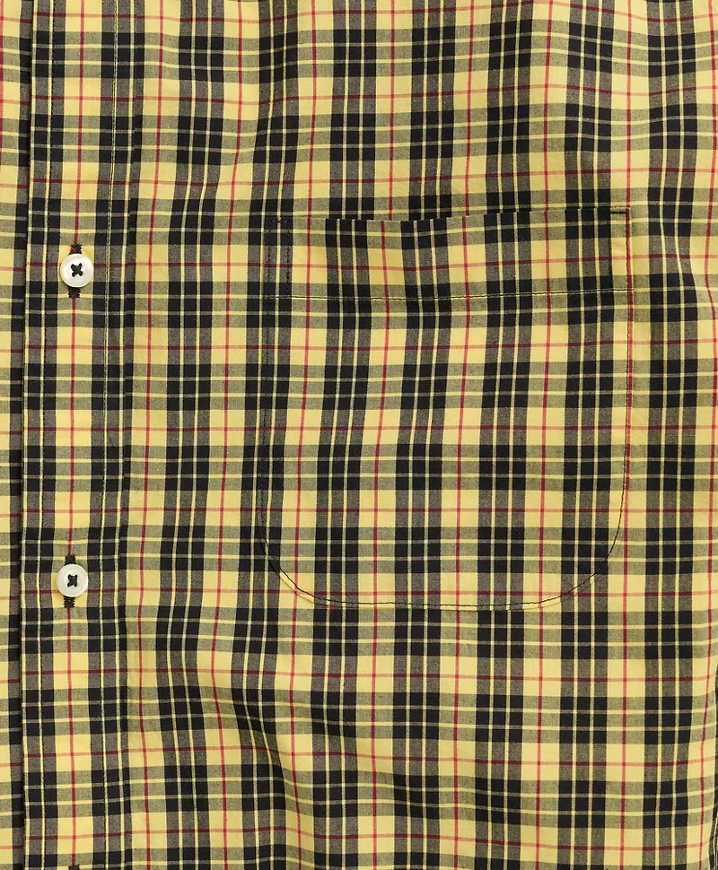 Friday Shirt, Poplin Yellow Tartan