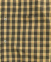 Friday Shirt, Poplin Yellow Tartan