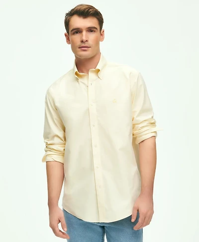 Stretch  Cotton Non-Iron Oxford Polo Button Down Collar Shirt