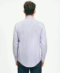 Stretch Cotton Non-Iron Oxford Polo Button Down Collar