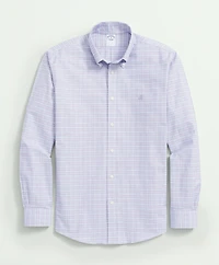 Stretch Cotton Non-Iron Oxford Polo Button Down Collar