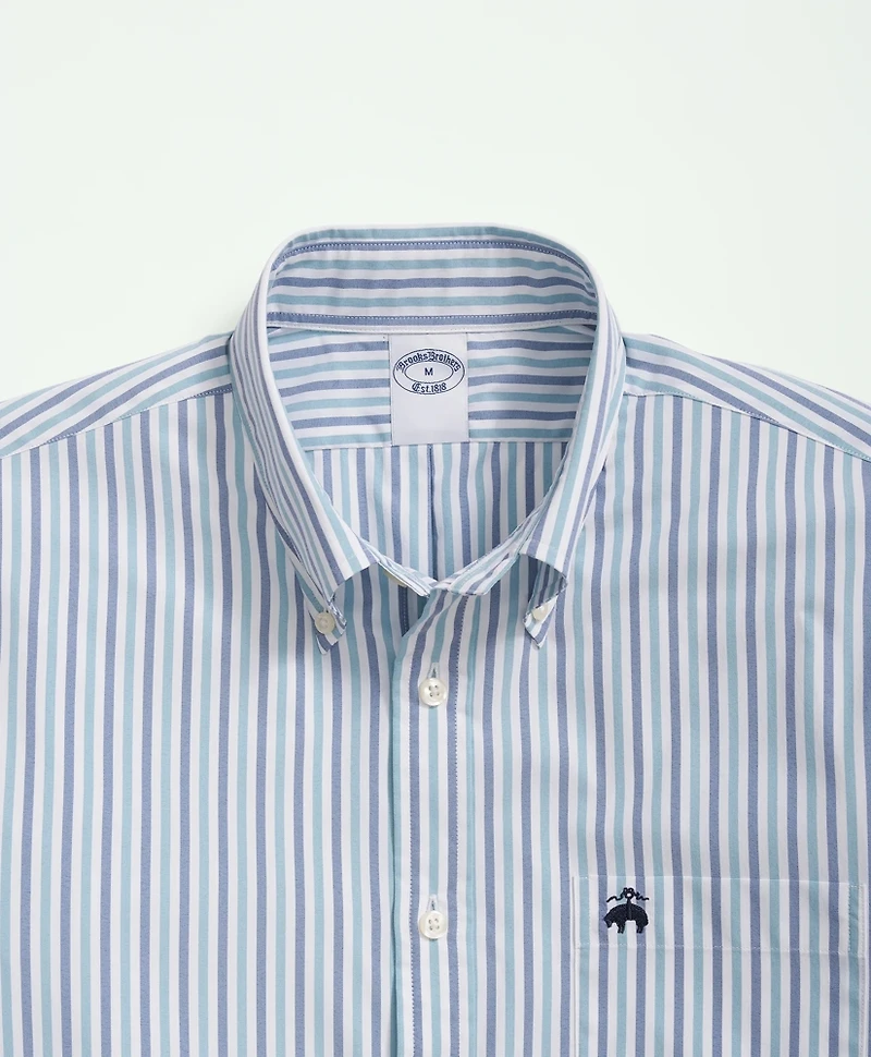 Performance Series Stretch Button-Down Collar, Striped Sport Shirt
