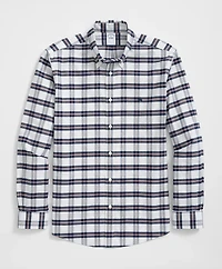 Stretch Cotton Non-Iron Oxford Polo Button Down Collar