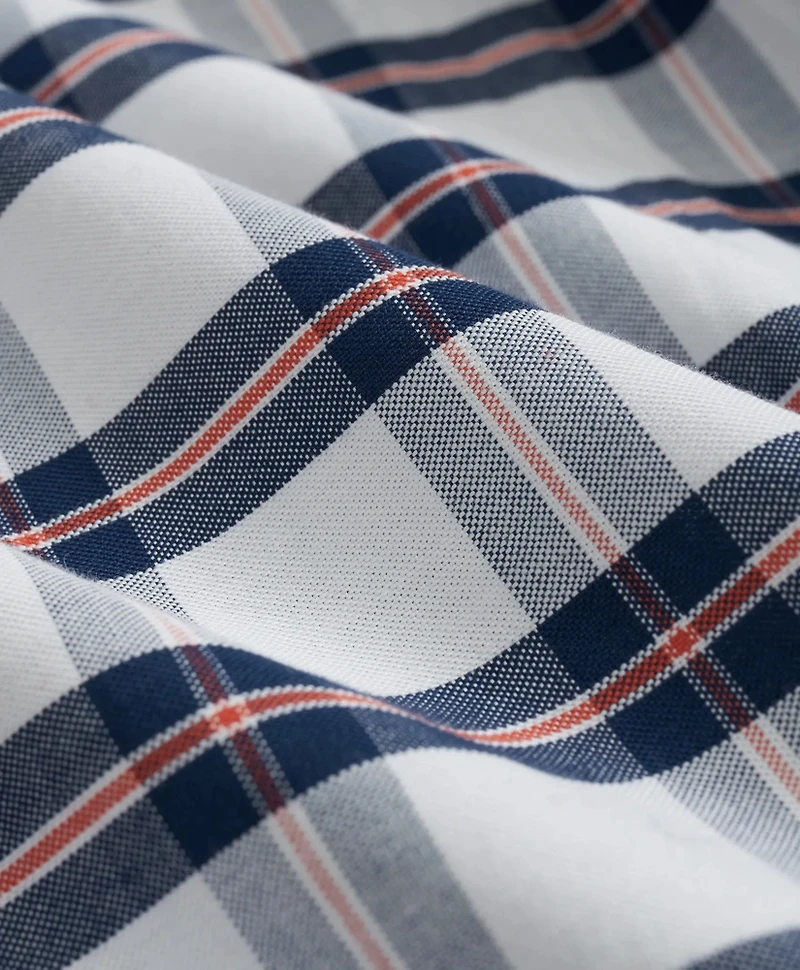Stretch Cotton Non-Iron Oxford Polo Button Down Collar