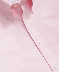 Stretch Cotton Non-Iron Oxford Polo Button Down Collar, Shirt