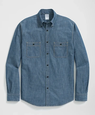 Work Shirt Indigo Cotton Chambray