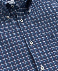 Performance Series Stretch Button-Down Collar, Graph Check Sport Shirt