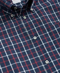 Friday Shirt, Short-Sleeve Poplin Windowpane