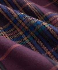 Cotton-Cashmere Sport Shirt Plaid Flannel