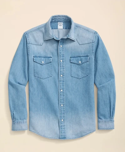 Western Denim Sport Shirt