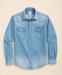 Western Denim Sport Shirt
