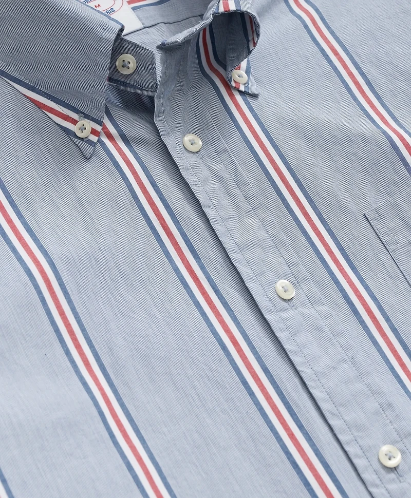 Friday Shirt, Poplin Ribbon Stripe