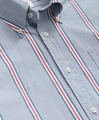 Friday Shirt, Poplin Ribbon Stripe