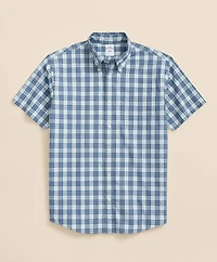 Friday Shirt, Short-Sleeve Poplin Tartan