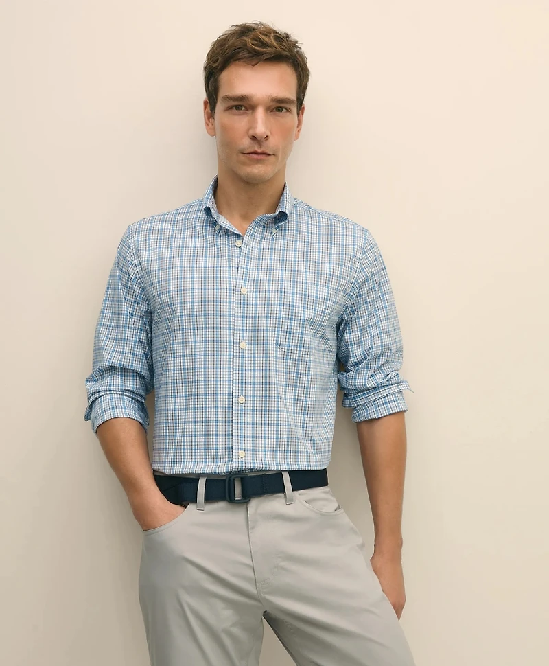 Performance Series Stretch Polo Button-Down Collar