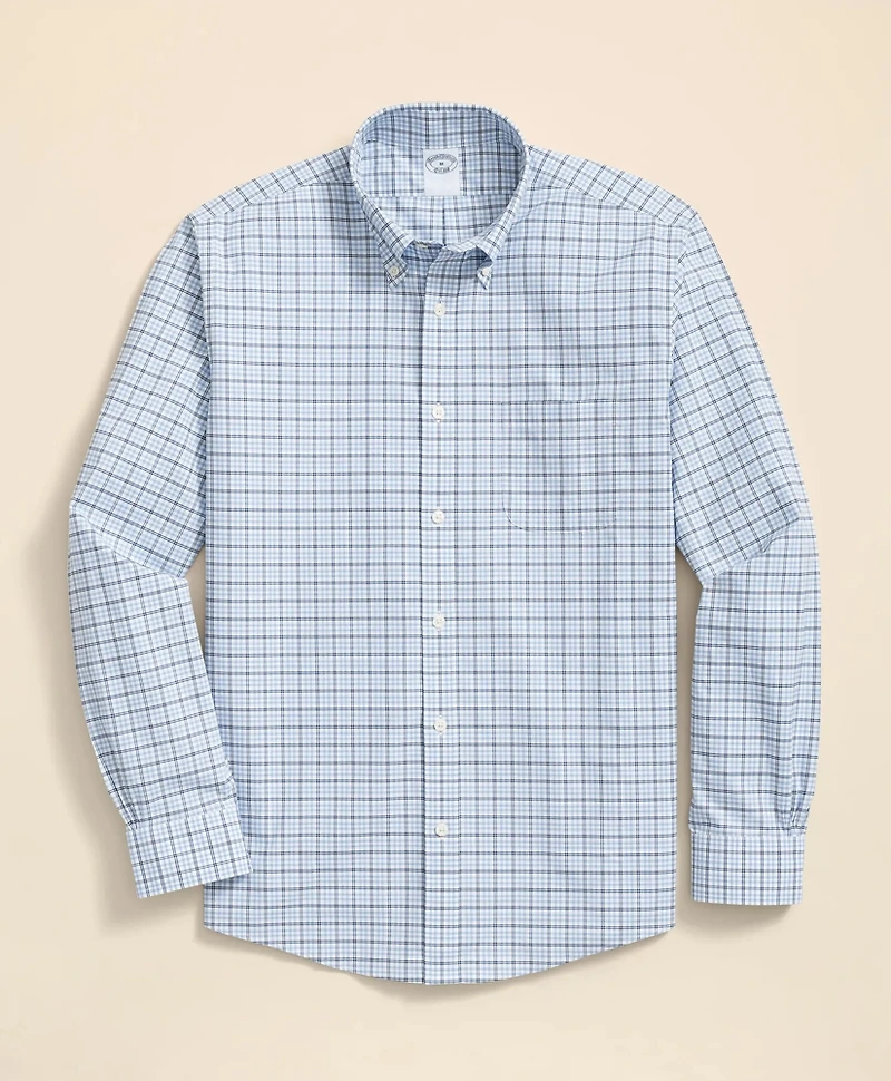 Stretch Cotton Non-Iron Polo Button Down Collar